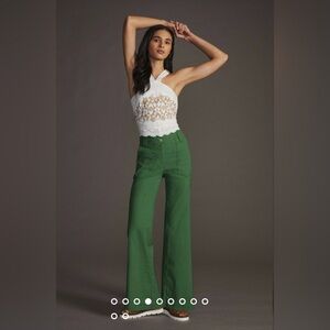 Maeve by Anthropologie Naomi wide leg flare pant